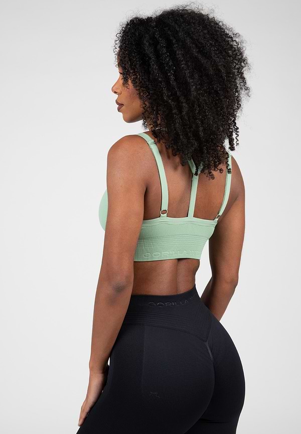 Whitney Seamless Sports Bra - Green
