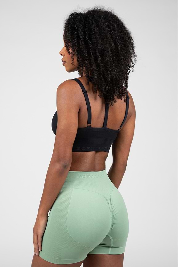Whitney Seamless Sports Bra - Black