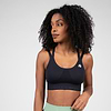 Whitney Seamless Sports Bra - Black