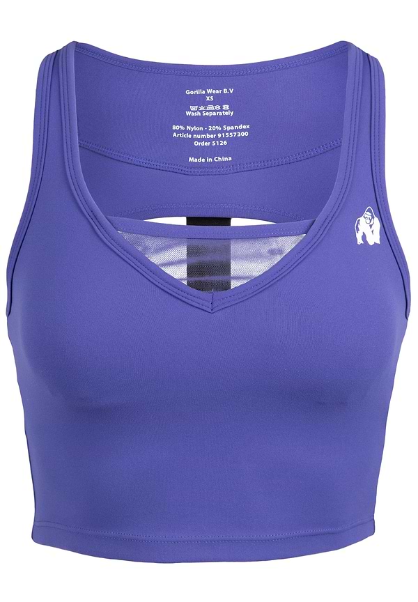 Willow Tank Top - Navy/Purple