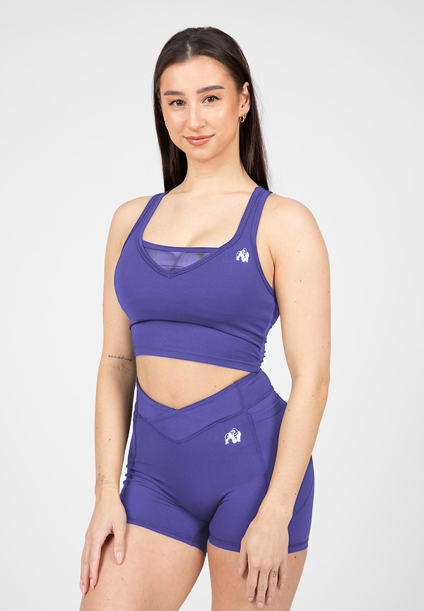 Willow Tank Top - Navy/Purple