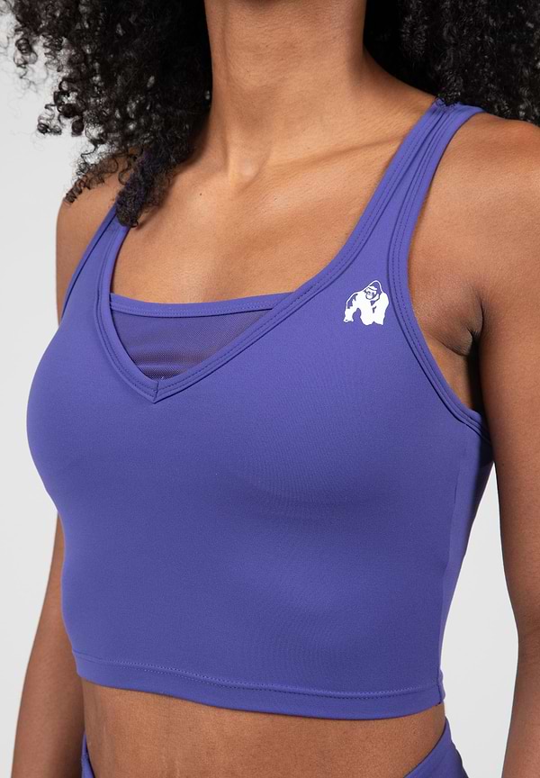 Willow Tank Top - Navy/Purple