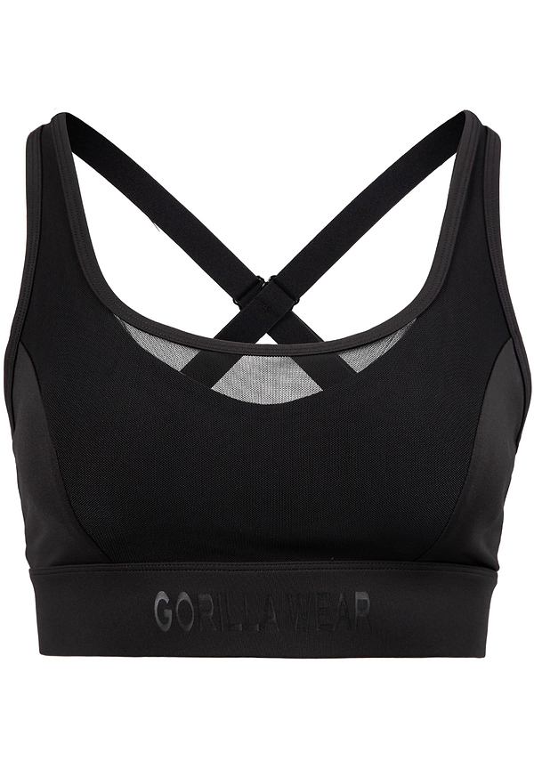Riley High Support Sports Bra - Black