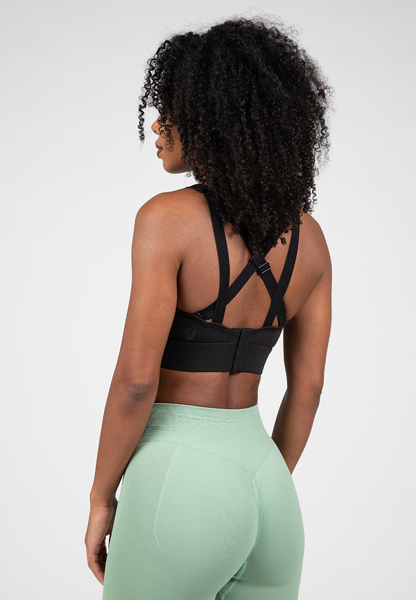 Riley High Support Sports Bra - Black