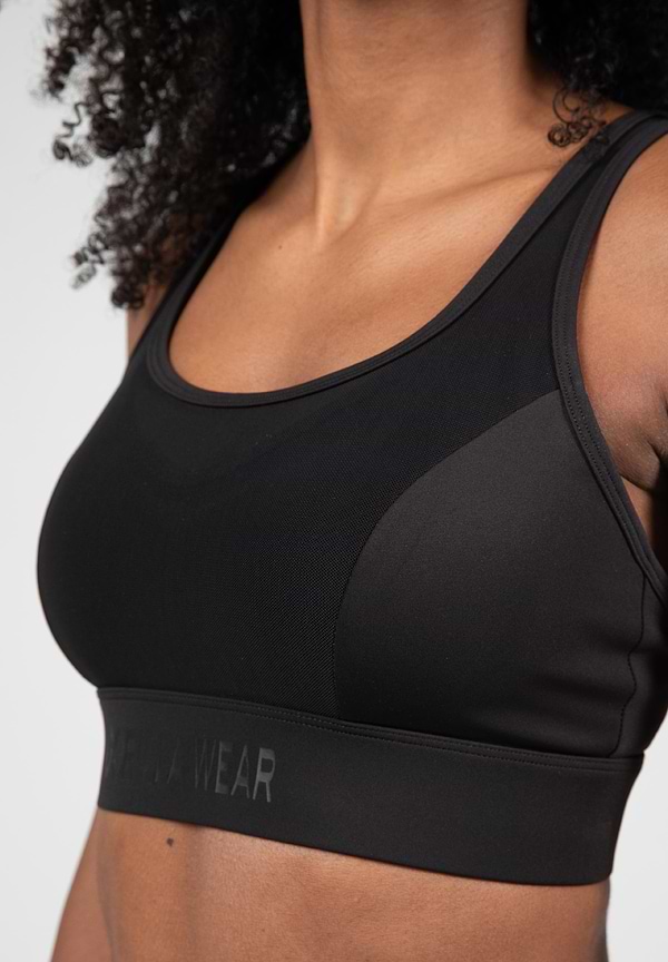 Riley High Support Sports Bra - Black