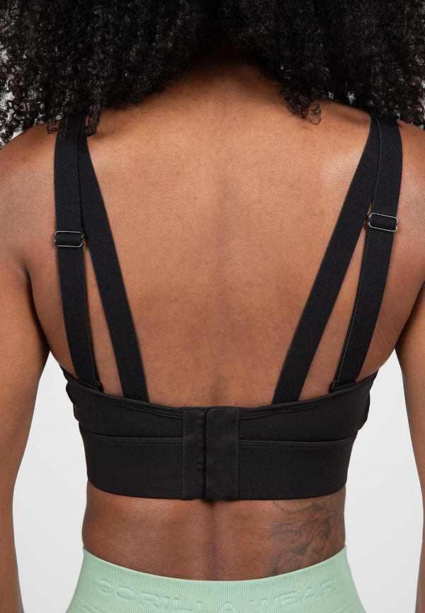 Riley High Support Sports Bra - Black