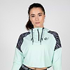 Zion Cropped Hoodie - Mint Green