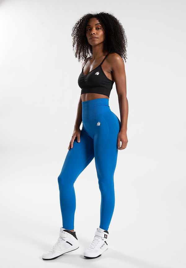 Olivia Seamless Leggings - Blue