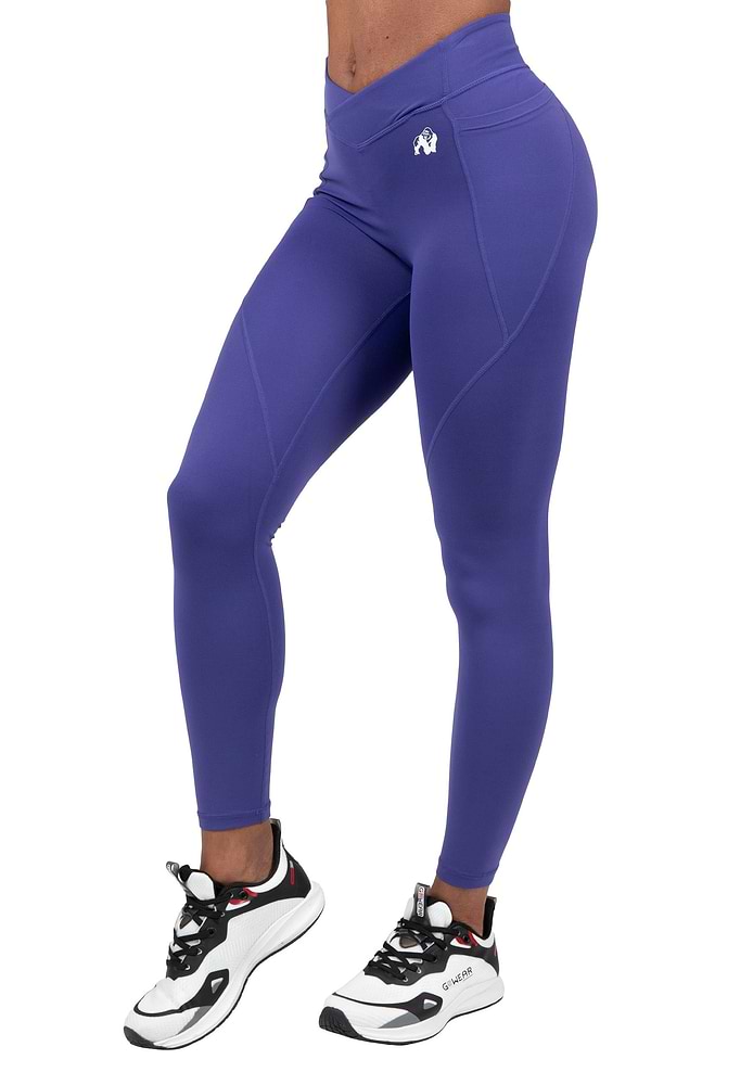 Willow Legging - Navy/Purple