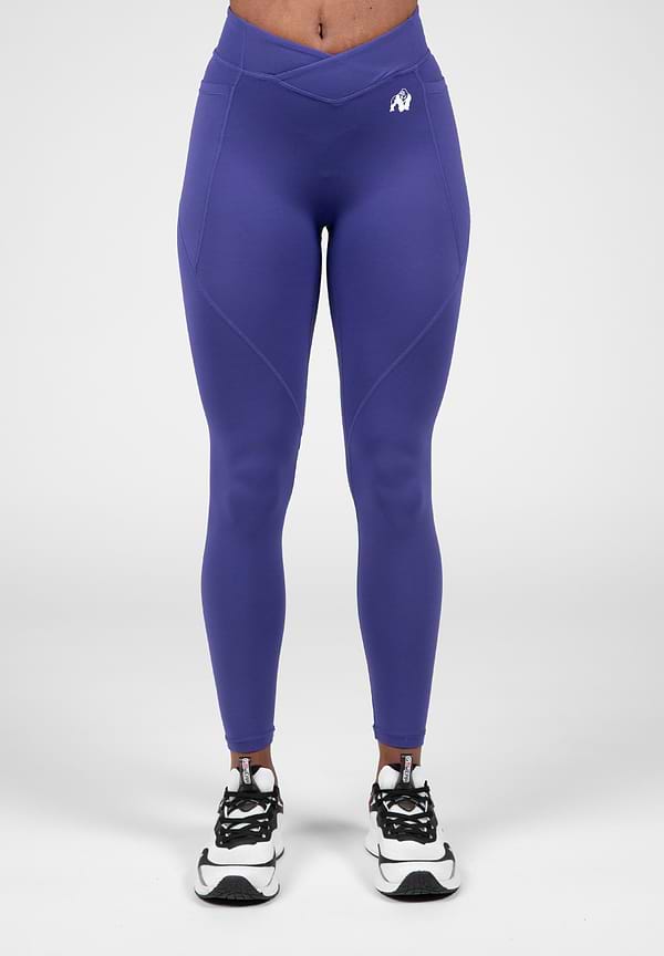 Willow Legging - Navy/Purple