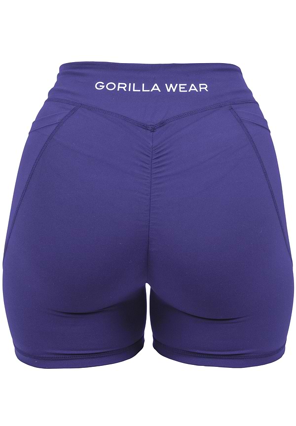 Willow Shorts - Navy/Purple