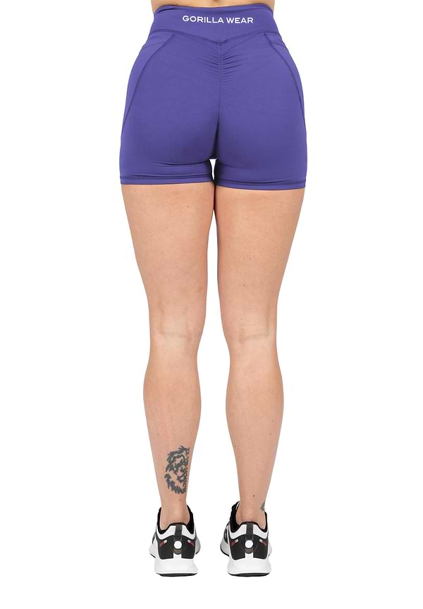 Willow Shorts - Navy/Purple