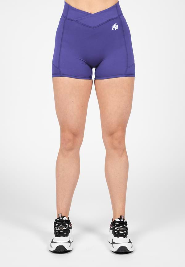 Willow Shorts - Navy/Purple