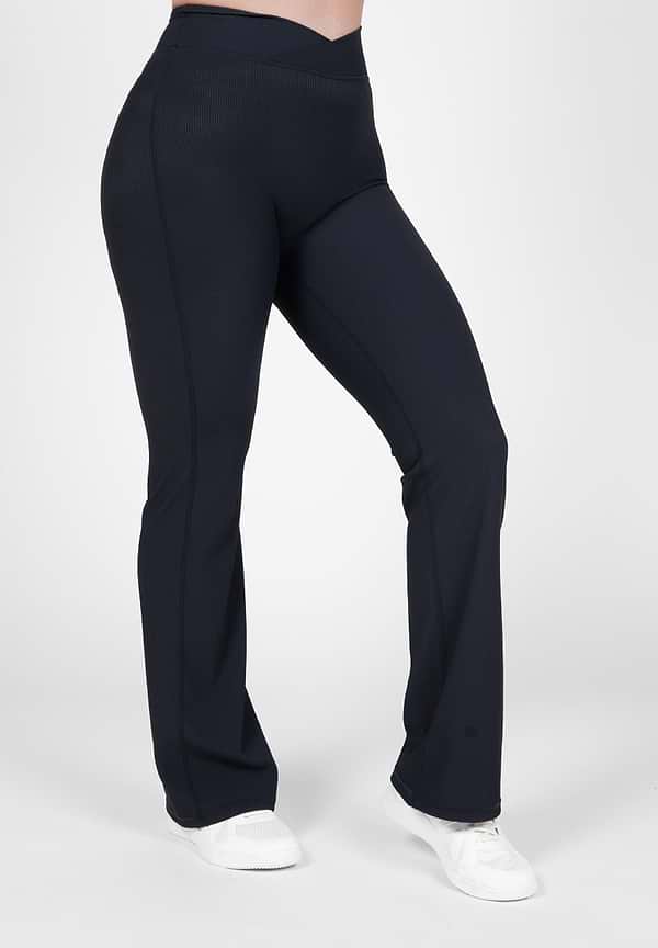 Carmen Flared Leggings - Black
