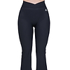 Carmen Flared Leggings - Black
