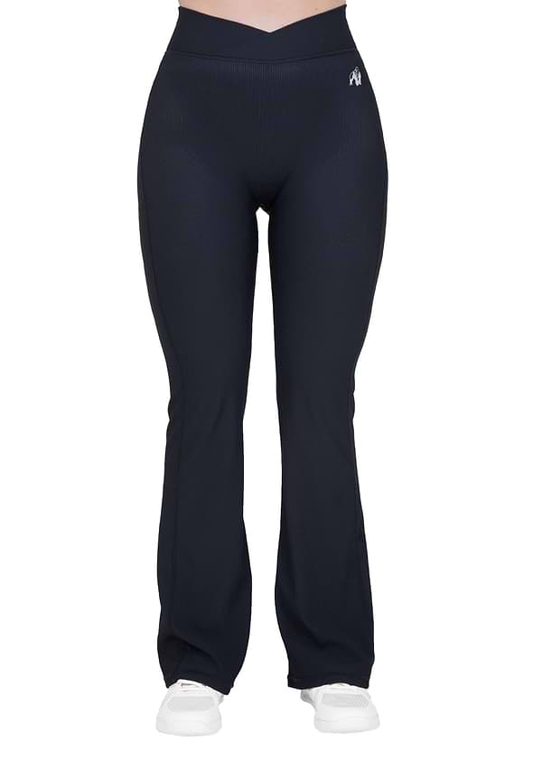 Carmen Flared Leggings - Black