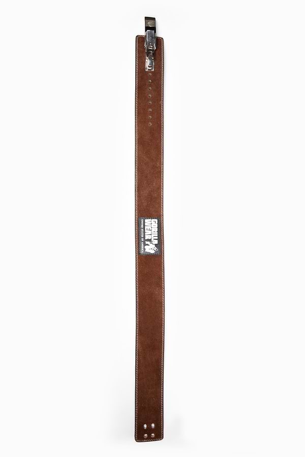 GW 4-inch Leather Lever Belt - Brown