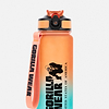 Gradient Water Bottle - Black/Orange