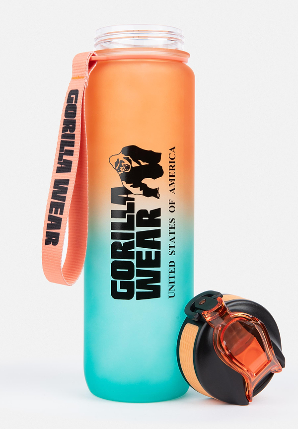 Gradient Water Bottle - Black/Orange