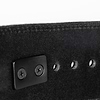 Gorilla Wear 4 Inch Premium Leather Lever Belt - Black/Black