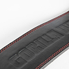 Gorilla Wear 4 Inch Premium Leather Lever Belt - Black/Black