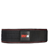 Gorilla Wear 4 Inch Premium Leather Lifting Belt - Black/Red