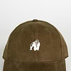 Cody Suede Cap - Army Green