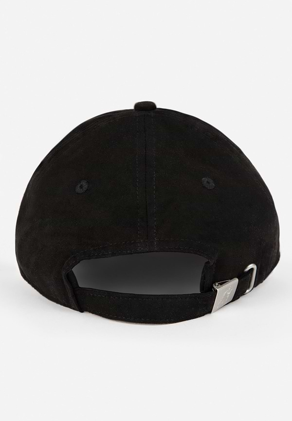 Cody Suede Cap - Black