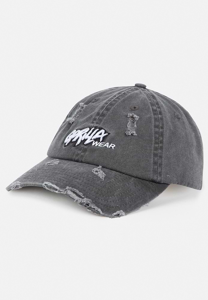 Galway Distressed Cap - Washed Gray