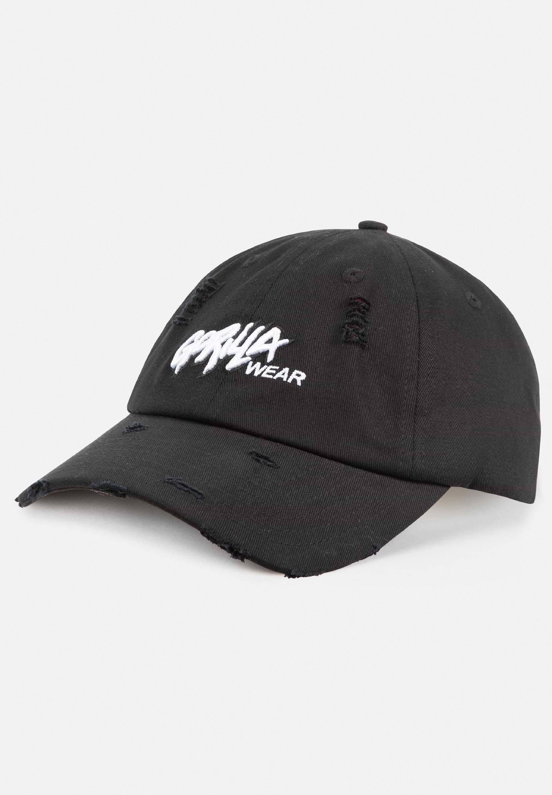 Galway Distressed Cap - Black