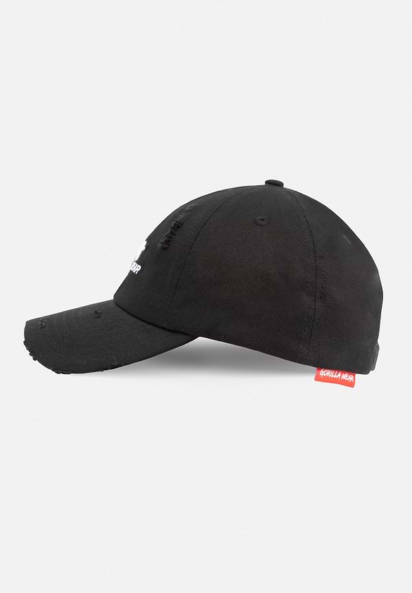 Galway Distressed Cap - Black