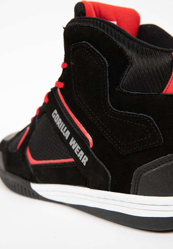 Troy High Tops - Black/Red