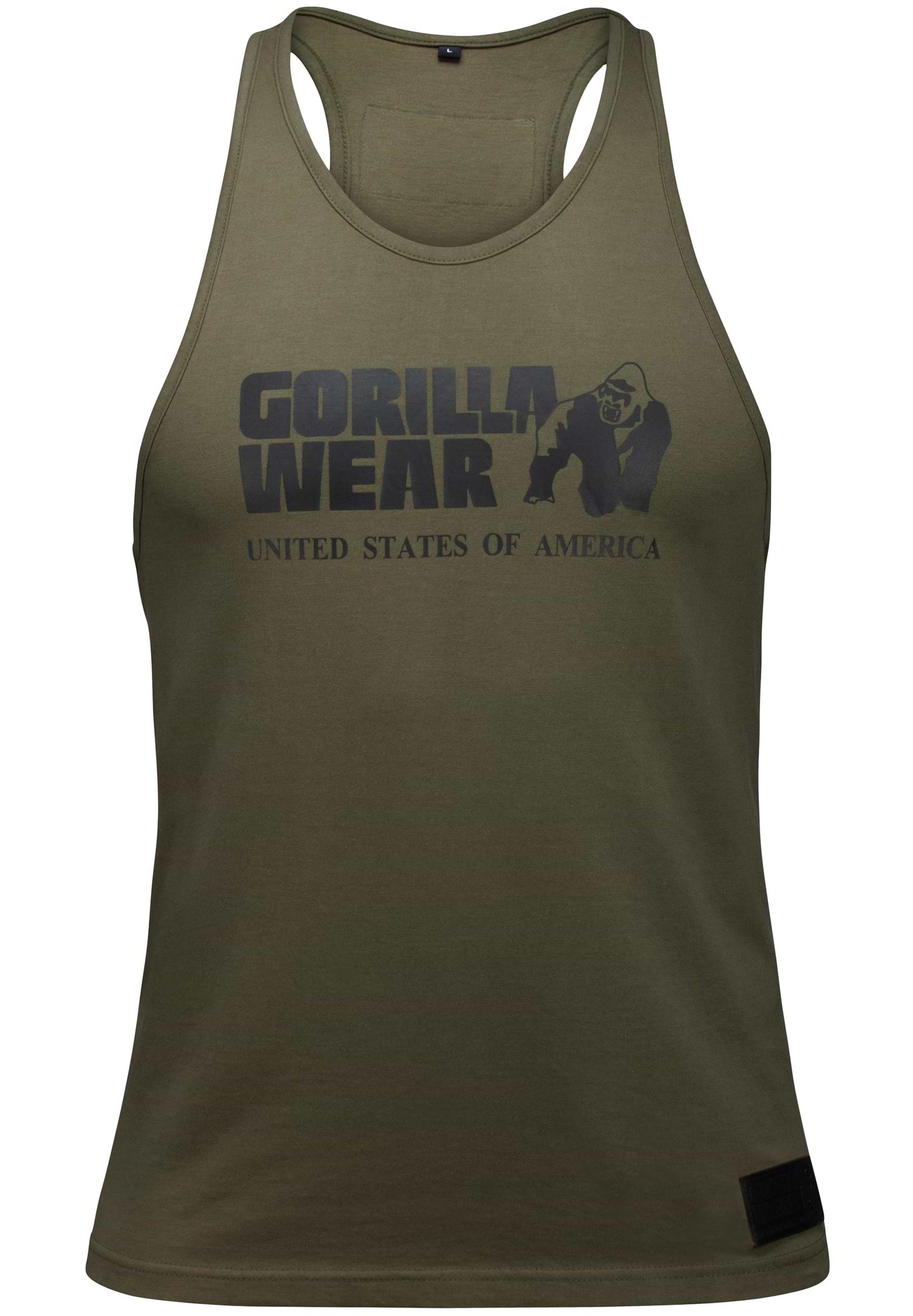 Gorilla Wear Classic Work Out Top (Army Green)