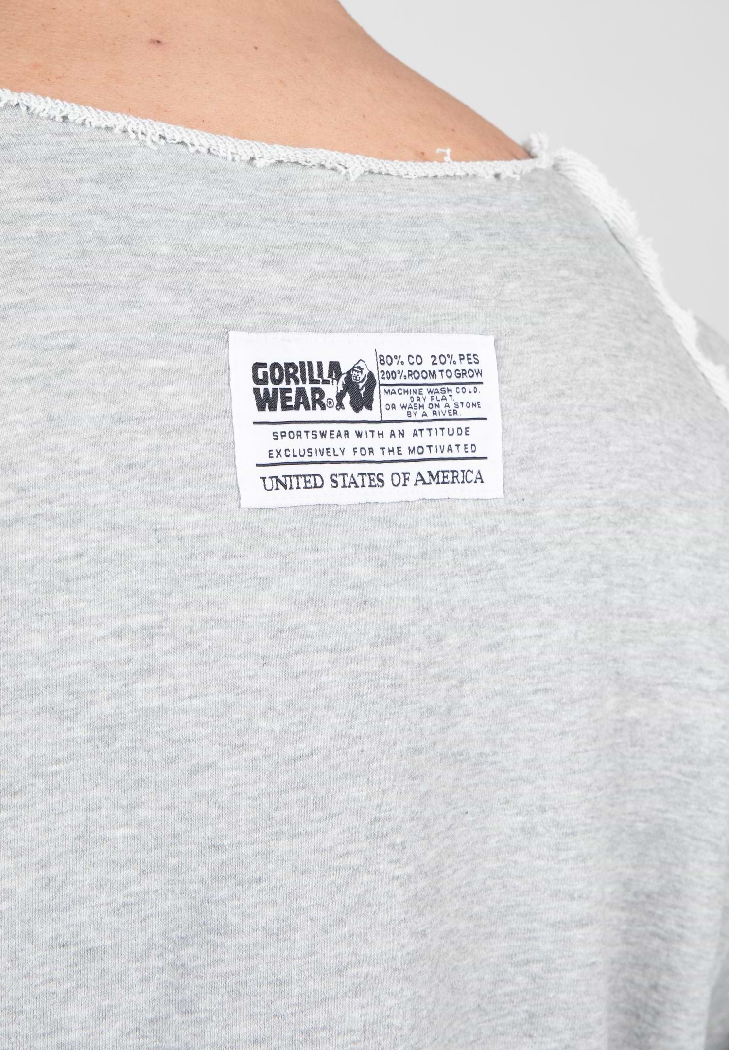 Gorilla Wear - Classic Logo Tee New Style-White – Numbskullz