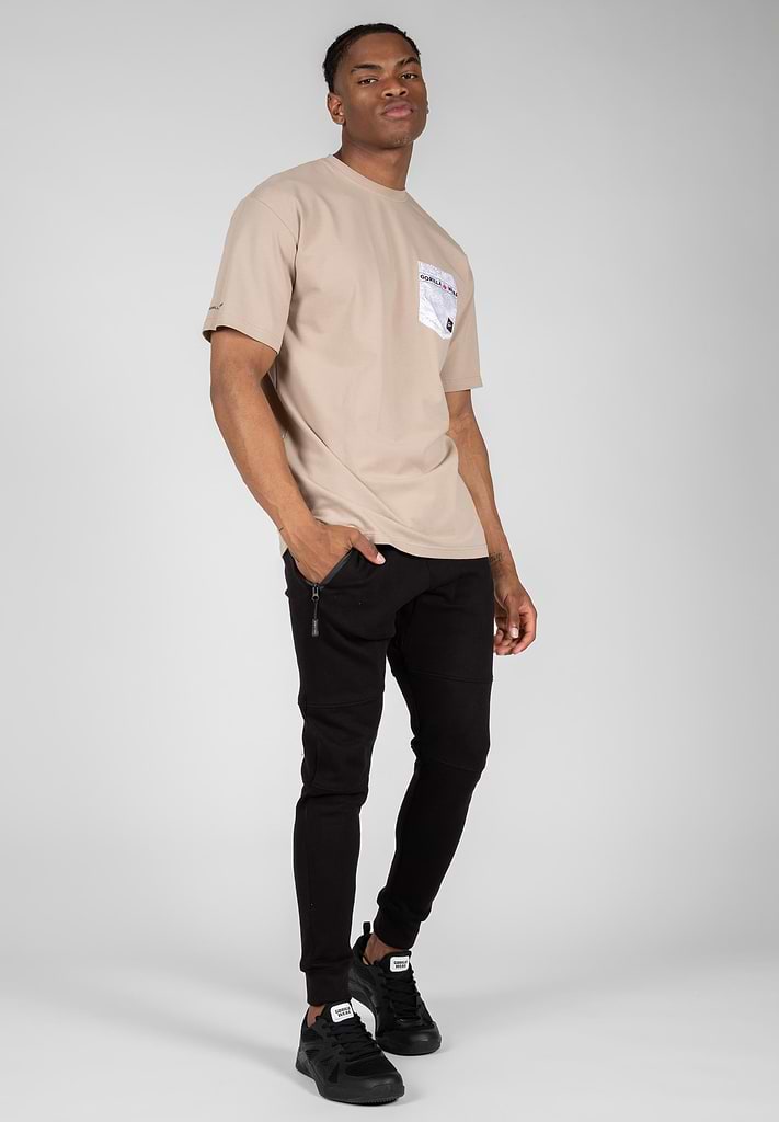 Dover Oversized T-Shirt - Beige | GorillaWearUsa Dover Oversized T-Shirt - Beige | GorillaWearUsa