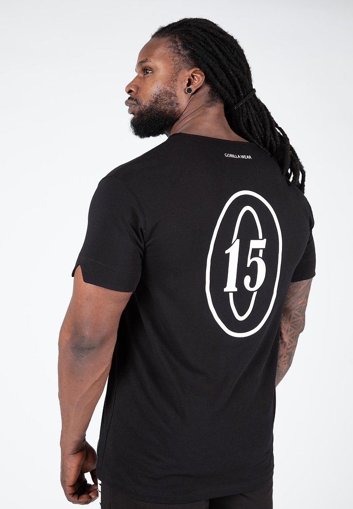 Brandon T-Shirt Black Curry - GorillaWearUsa |