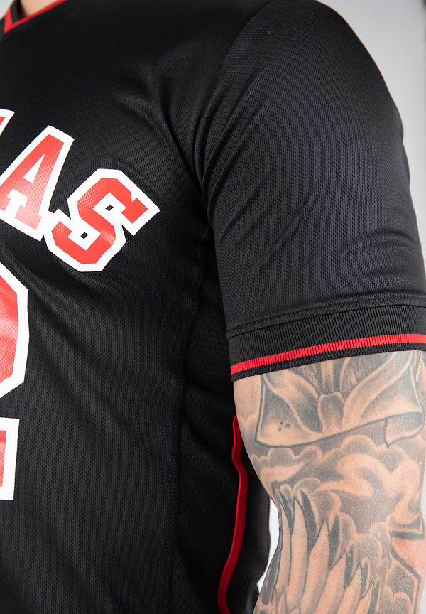 San Mateo T-shirt - Black/Red