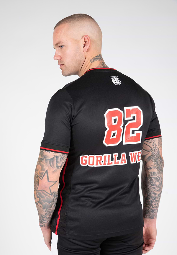 San Mateo T-shirt - Black/Red