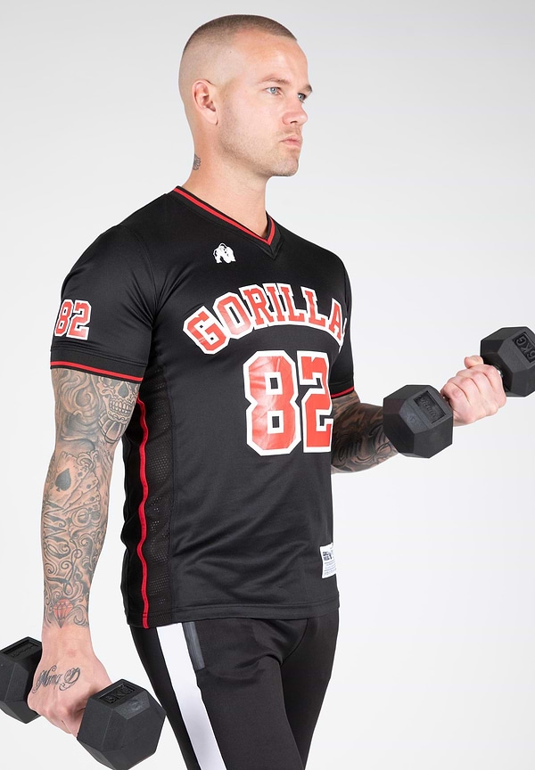 San Mateo T-shirt - Black/Red