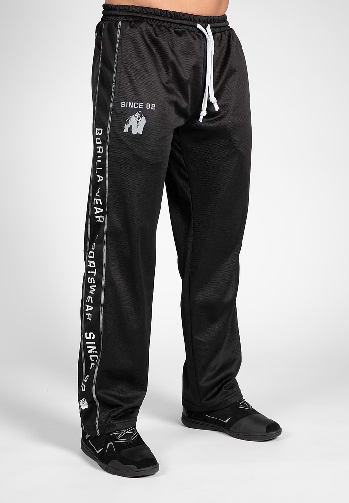 Functional Mesh Pants - Black/White | GorillaWearUsa