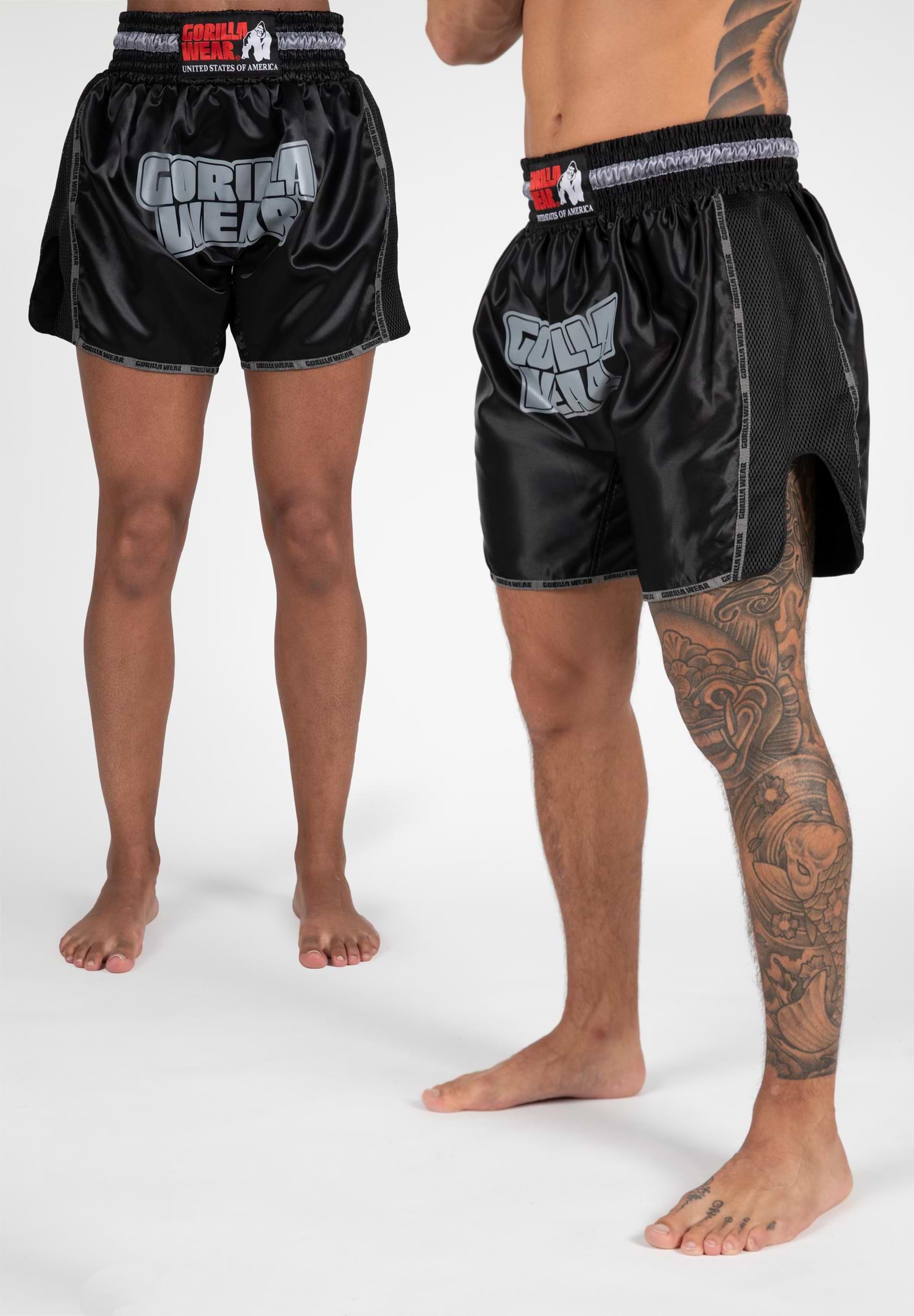 Black & White Muay Thai Shorts – Wicked Muay Thai