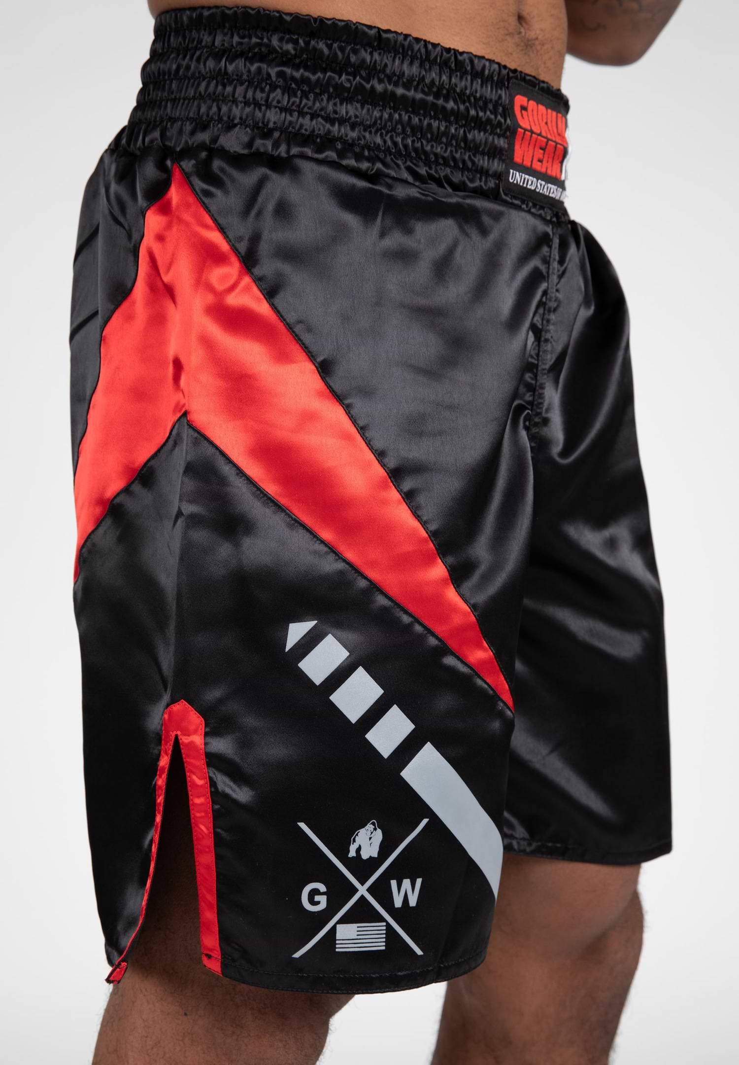 Hornell Boxing Shorts - Black/Red