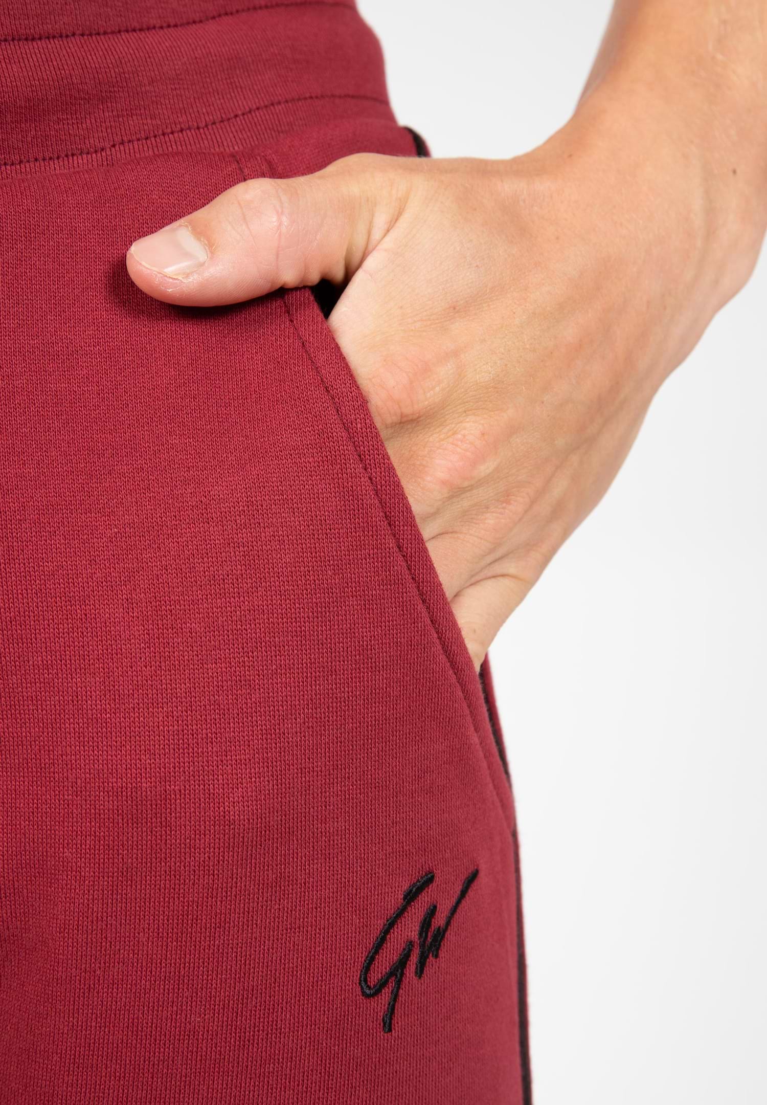 Women's High-rise Wide Leg Sweatpants - Universal Thread™ Red Xl