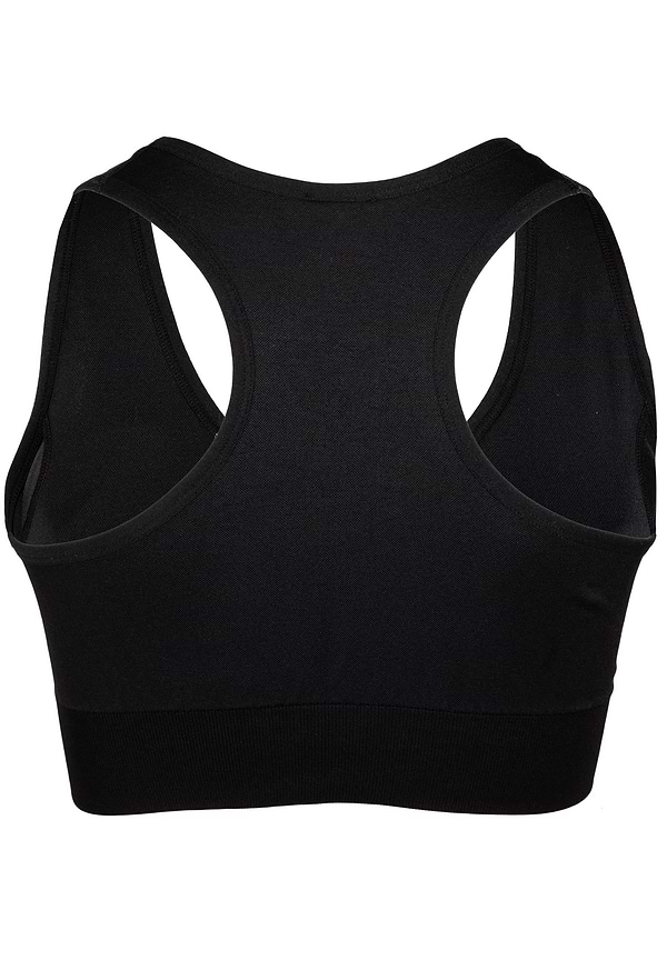 Neiro Seamless Sports Bra - Black
