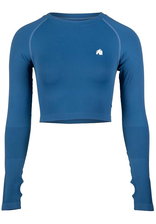 Hilton Seamless Long Sleeve - Blue