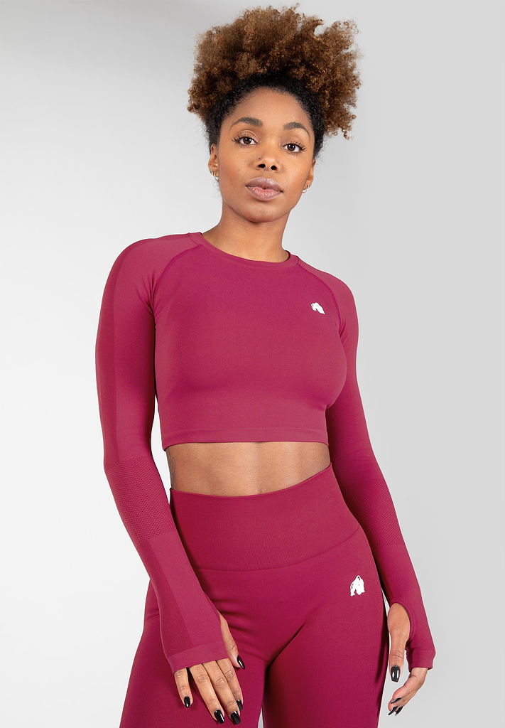 すぐったレディース福袋 Hilton Seamless Long Sleeve - Fuchsia | GorillaWearUsa テープ・マスキングテープ