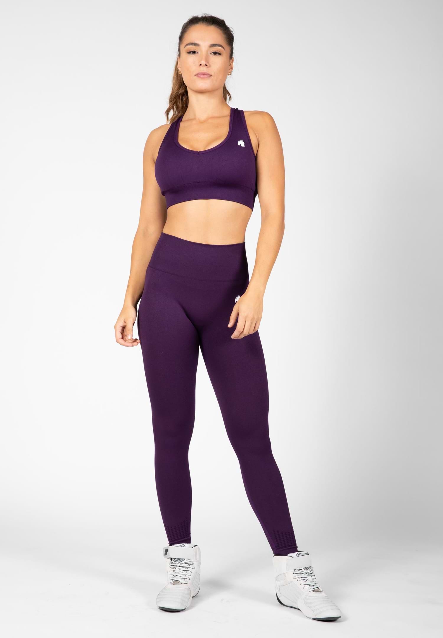 Love & Other Things gym seamless leggings in purple