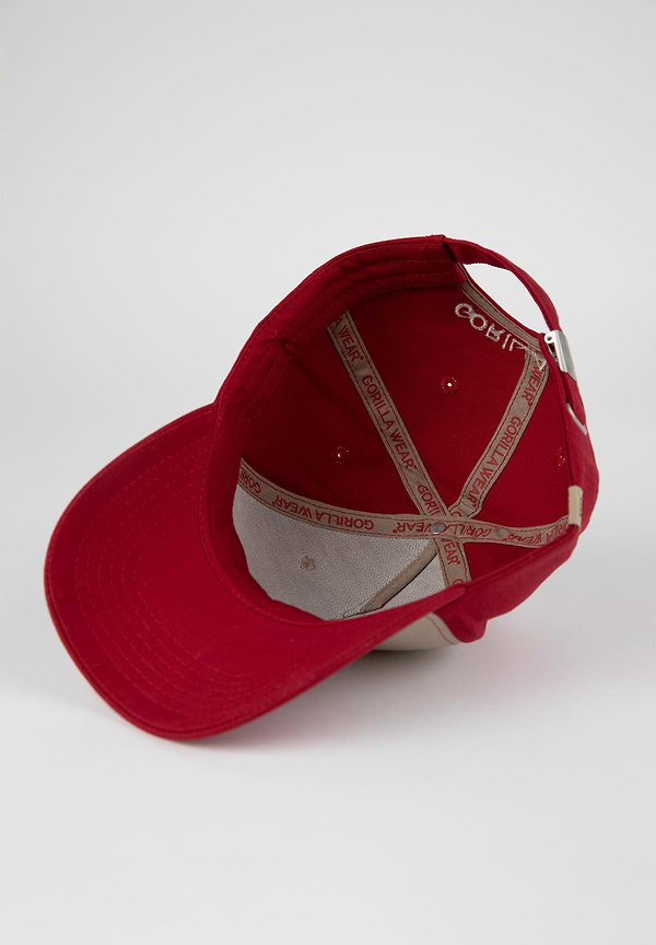 Buckley Cap - Red/Beige