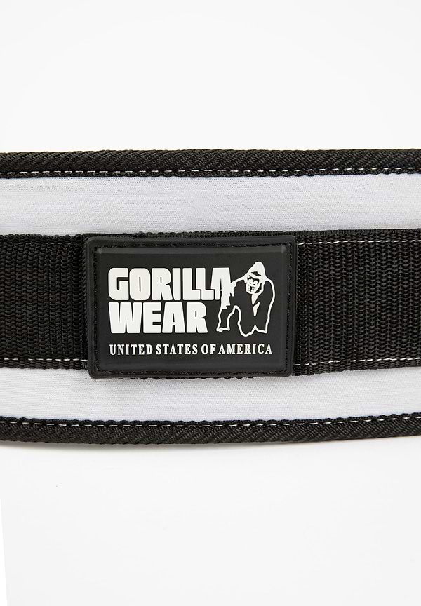 Gorilla Wear 4-inch Women Lifting Belt - Black/White