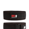 GW 4 Inch Nylon Lifting Belt - Black/Red Stitched